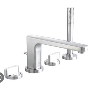 Deck Mount Tub Filler Chrome